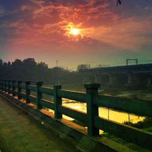 Scenic view of sunset sky