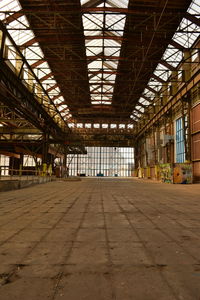 Interior of abandoned building