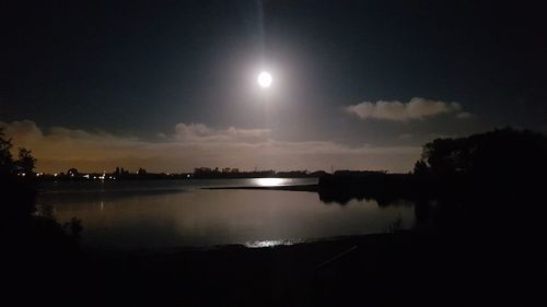 Scenic view of moon at night