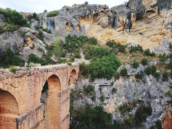 Low angle view of arch bridge