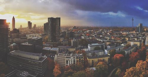 Cityscape against sky