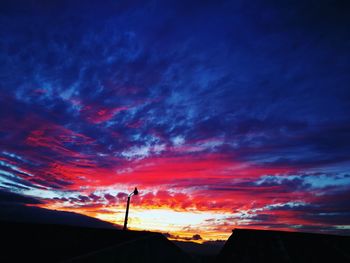 Scenic view of sky at night