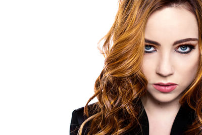 Portrait of young woman