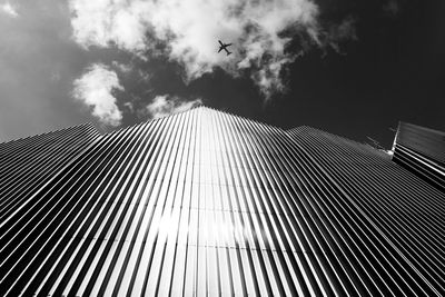 Low angle view of building against sky