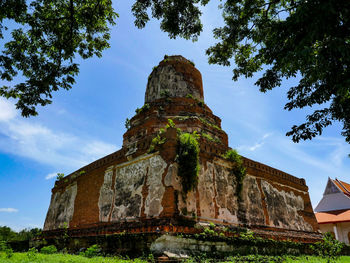 Low angle view of a temple