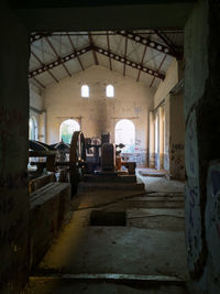 Interior of old building