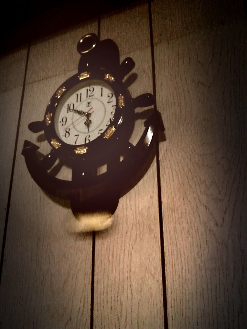 CLOSE-UP OF CLOCK