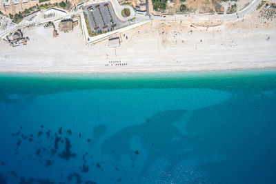 Aerial view of sea