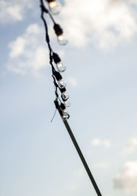 Close-up low angle view of sky