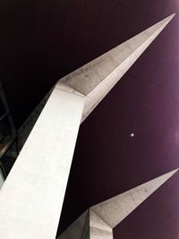 Low angle view of modern building against sky