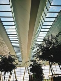 Low angle view of modern building