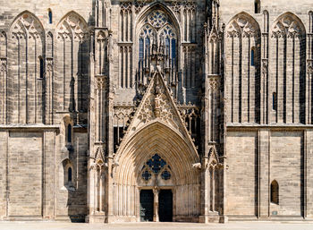 Facade of a temple