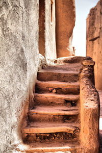 Staircase of old building