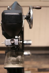 Close-up of machine part