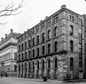 Building with buildings in background