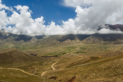 Idyllic shot of landscape against sky