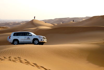 View of desert against sky