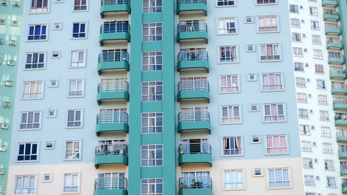 Full frame shot of residential building