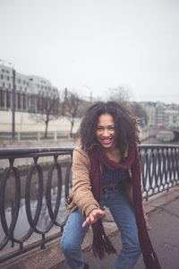 Portrait of young woman