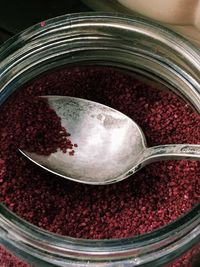 Close-up of cherries in bowl