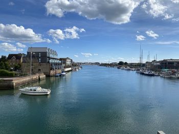 View from littlehampton footbridge looking south 