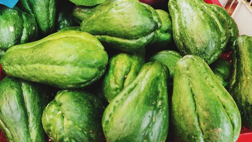 Close-up of vegetables at market stall