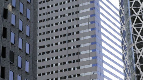 Low angle view of modern building