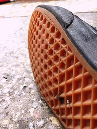 Close-up of stone on beach