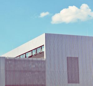 Low angle view of building against sky