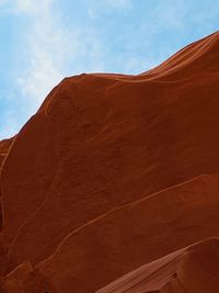 Scenic view of rocks against sky