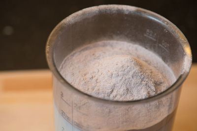 Close-up of drink on table