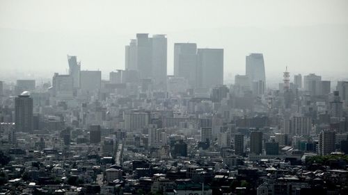 Skyscrapers in city