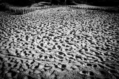 Pattern on sand