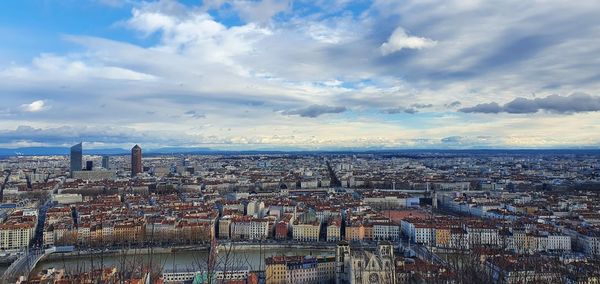 Panoramic of the city of lyon