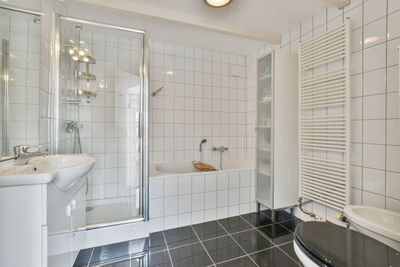 Interior of bathroom