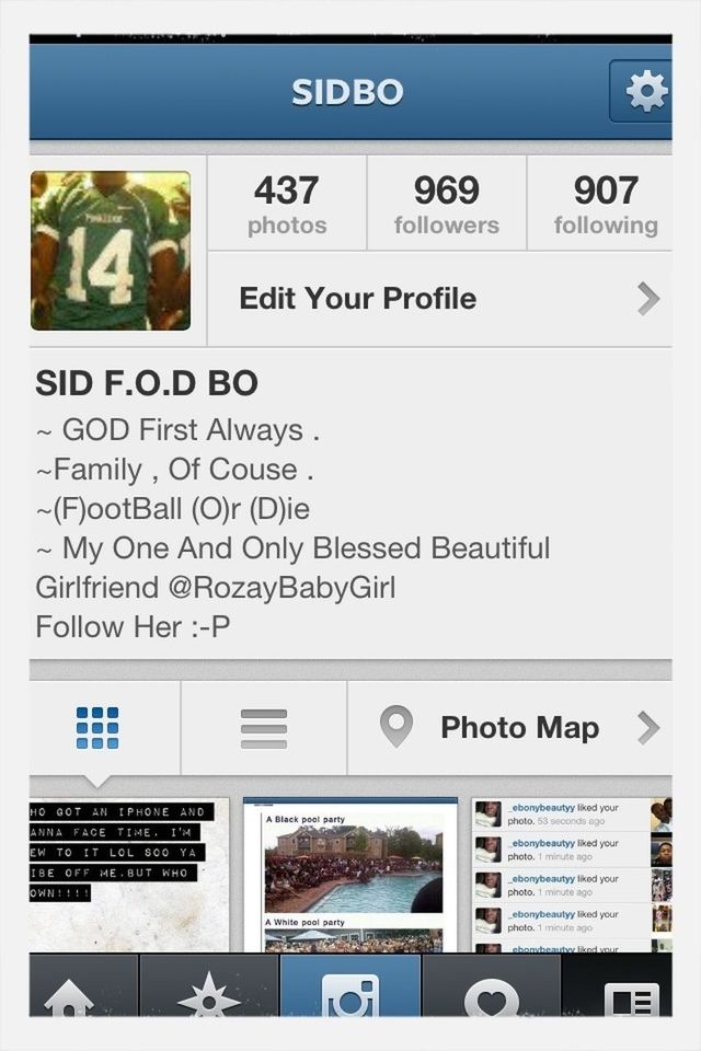 Ya follow me on IG @SIDBO