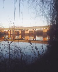Built structure with trees in background