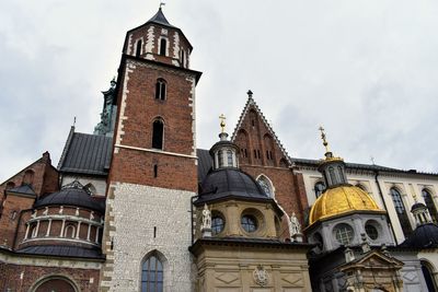 Low angle view of historic building against sky