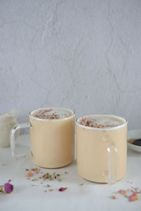 Close-up of coffee on table