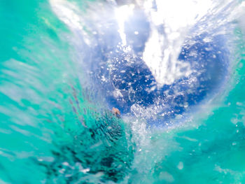 Full frame shot of swimming pool