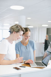 Women working in office