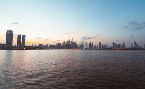 City at waterfront