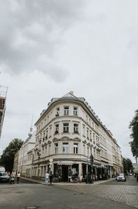 Low angle view of building against sky