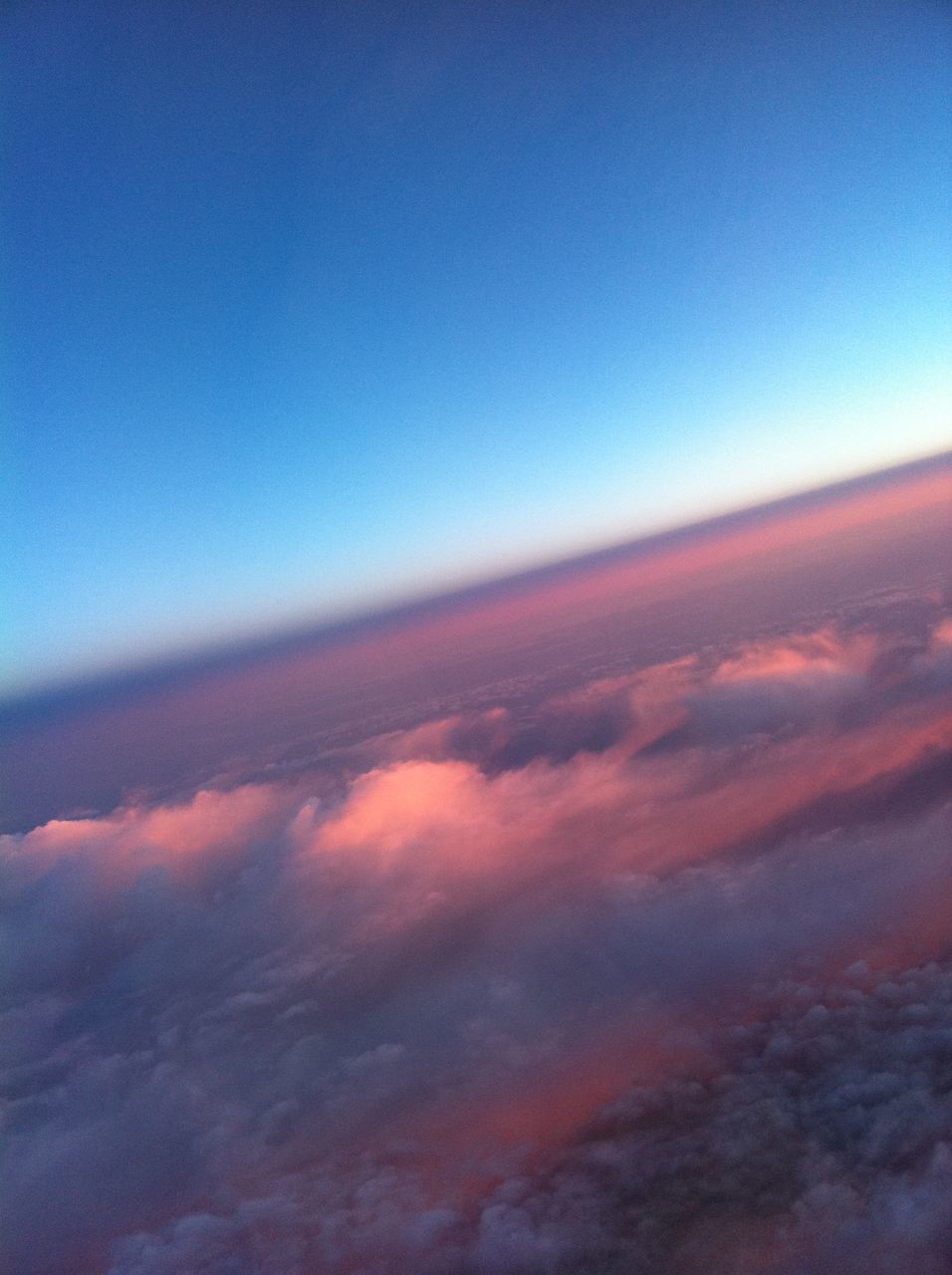 sky, cloud - sky, beauty in nature, scenics - nature, blue, no people, tranquility, nature, tranquil scene, copy space, sunset, cloudscape, idyllic, outdoors, aerial view, day, backgrounds, orange color, dusk, softness, meteorology, above