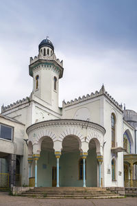 Low angle view of building against sky