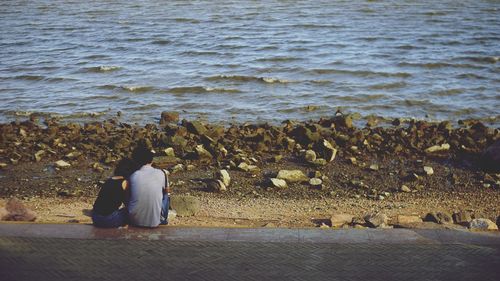 Stones on beach