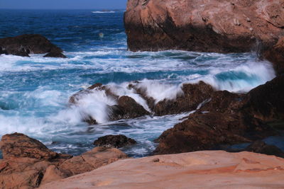 Rocks on sea shore