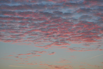 Scenic view of sky during sunset