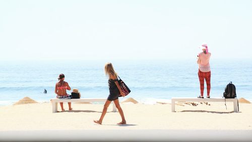 People on beach