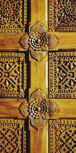 Full frame shot of ornate door